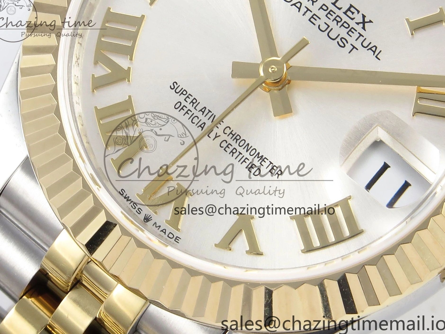 0226 Upgraded DateJust 31 278273 SS YG GMF 1:1 Best Edition 904L Steel Silver Roman Dial on Jubilee Bracelet A 1155